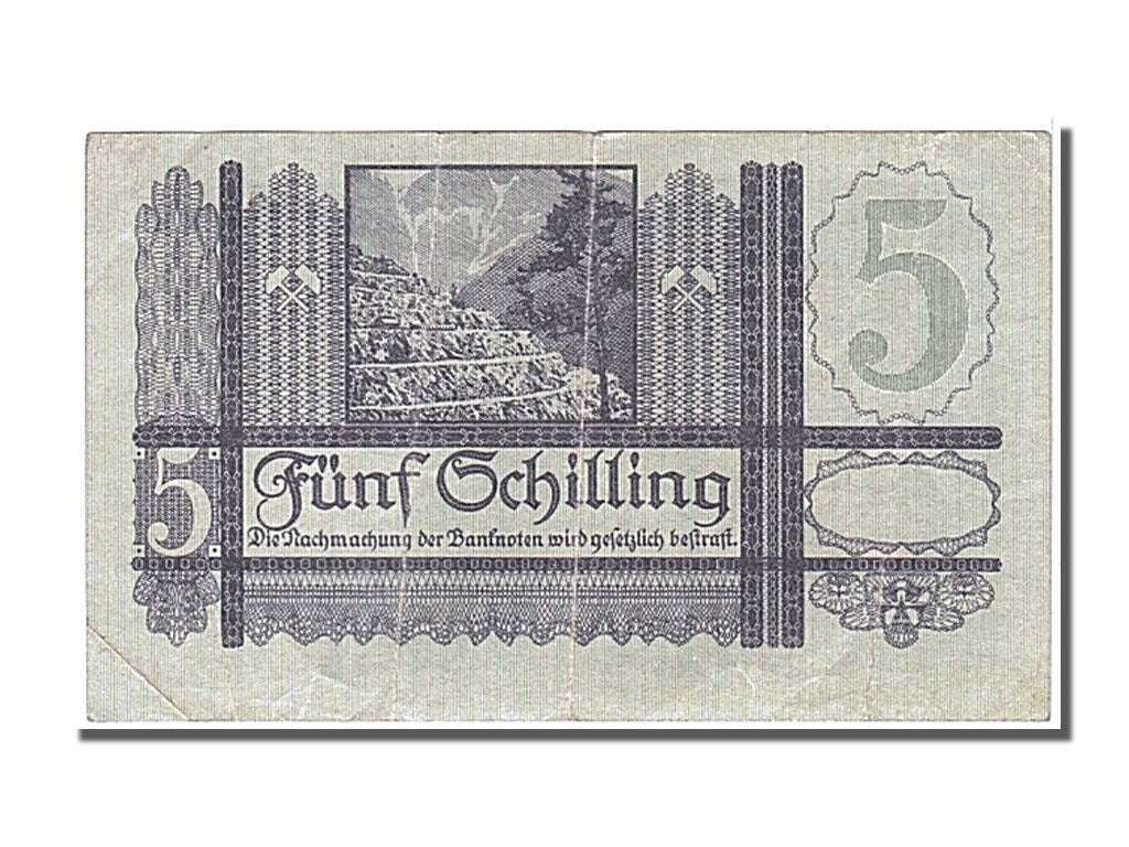 Austria, 5 Schilling, 1945, KM #121, 1945-09-04, AU(50-53)