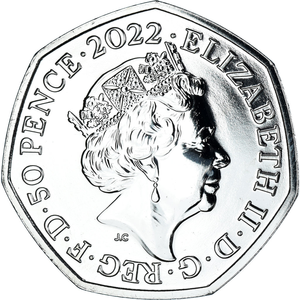 Coin, Great Britain, 50 Pence, 2022, Jeux du Commonwealth.FDC, MS(65-70)