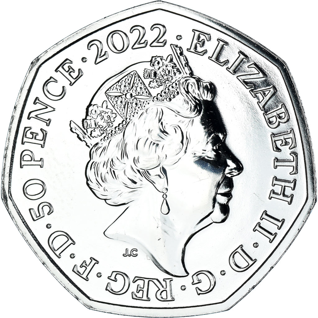 Coin, Great Britain, 50 Pence, 2022, Jeux du Commonwealth.FDC, MS(65-70)