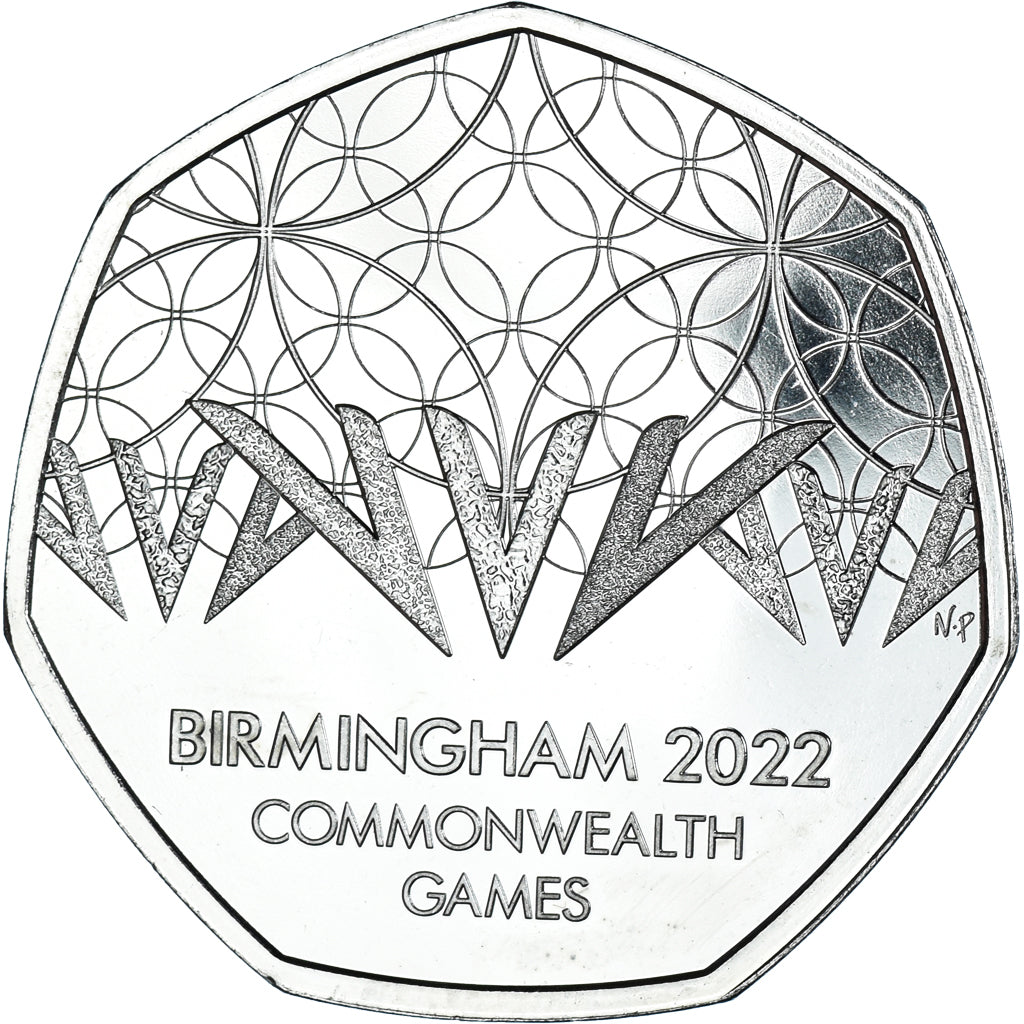 Coin, Great Britain, 50 Pence, 2022, Jeux du Commonwealth.FDC, MS(65-70)