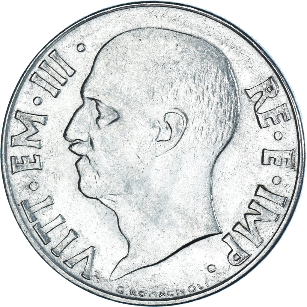Monnaie, Italie, Vittorio Emanuele III, 20 Centesimi, 1940, Rome, TTB+, Acier