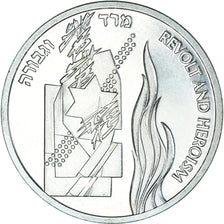 Coin, Israel, New Sheqel, 1993, Revolt and Heroism.BU, MS(63), Silver, KM:247