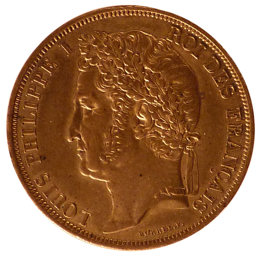 Francia, 1 Décime, 1839, SPL, Ottone