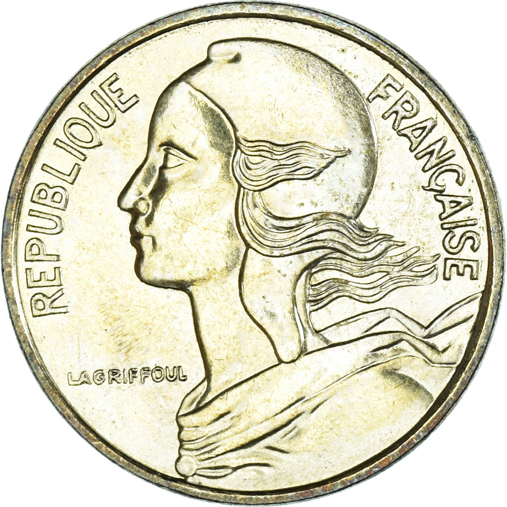Coin, France, Marianne, 5 Centimes, 1989, Paris, AU(55-58), Aluminum-Bronze