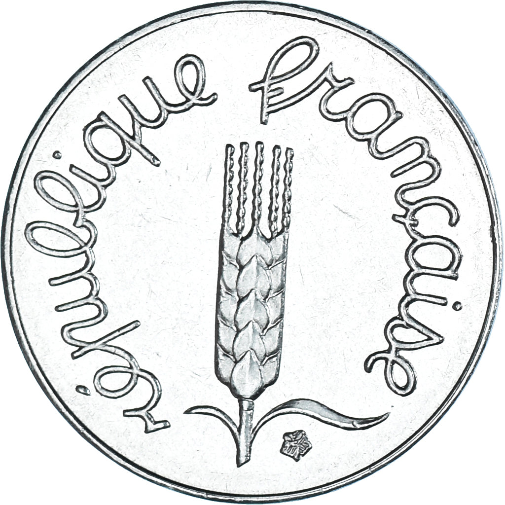 Moeda, França, Épi, Centime, 1996, Paris, MS(65-70), Aço Inoxidável, KM:928