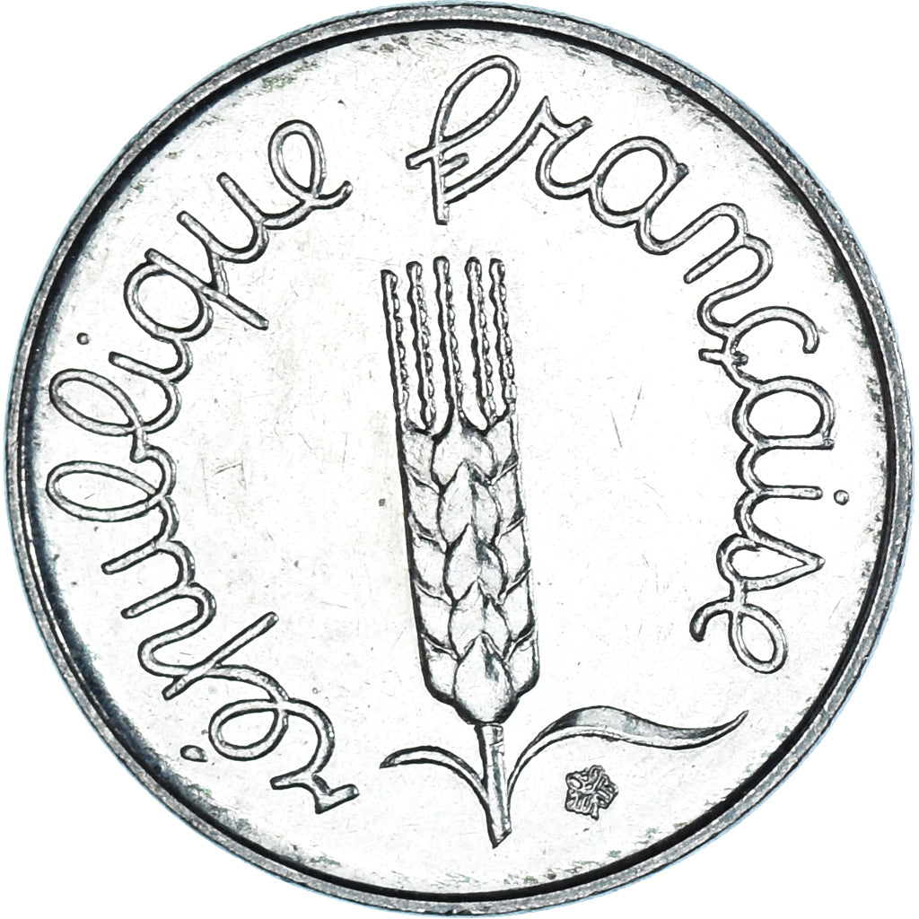 Moeda, França, Épi, Centime, 1985, Paris, MS(65-70), Aço Inoxidável, KM:928