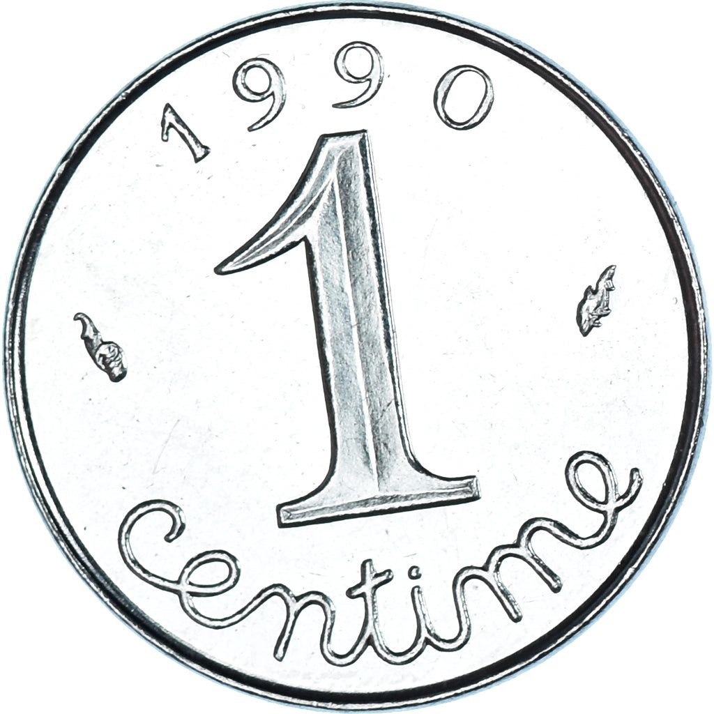 Moneda, Francia, Épi, Centime, 1990, Paris, FDC, FDC, Acero inoxidable, KM:928