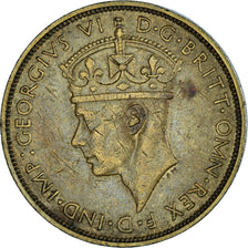 Moeda, ÁFRICA OCIDENTAL BRITÂNICA, George VI, 2 Shillings, 1947, VF(30-35)