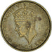 Moneda, ÁFRICA OCCIDENTAL BRITÁNICA, George VI, 2 Shillings, 1947, BC+