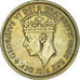 Monnaie, Afrique Occidentale britannique, George VI, 2 Shillings, 1949, TTB