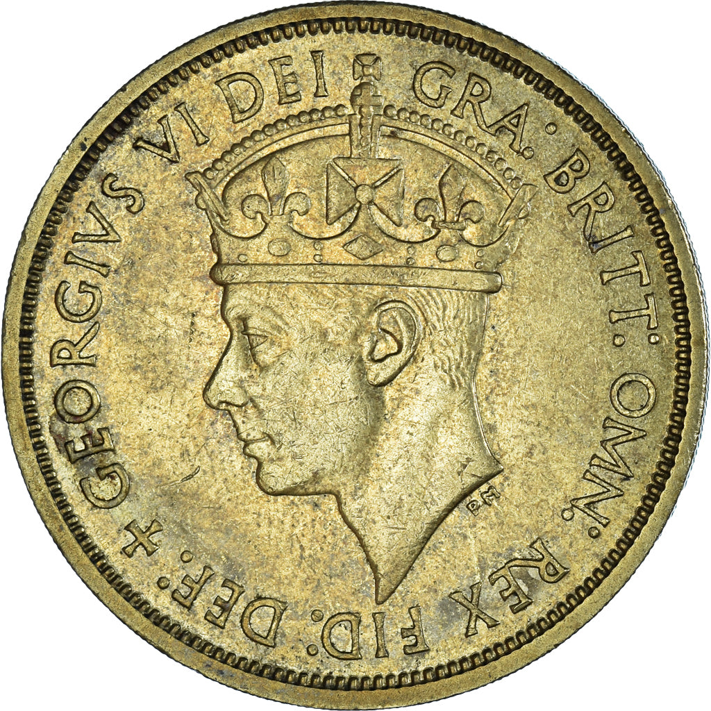 Monnaie, Afrique Occidentale britannique, George VI, 2 Shillings, 1949, TTB