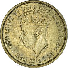 Monnaie, Afrique Occidentale britannique, George VI, 2 Shillings, 1949, TTB