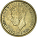 Monnaie, Afrique Occidentale britannique, George VI, 2 Shillings, 1949, TTB