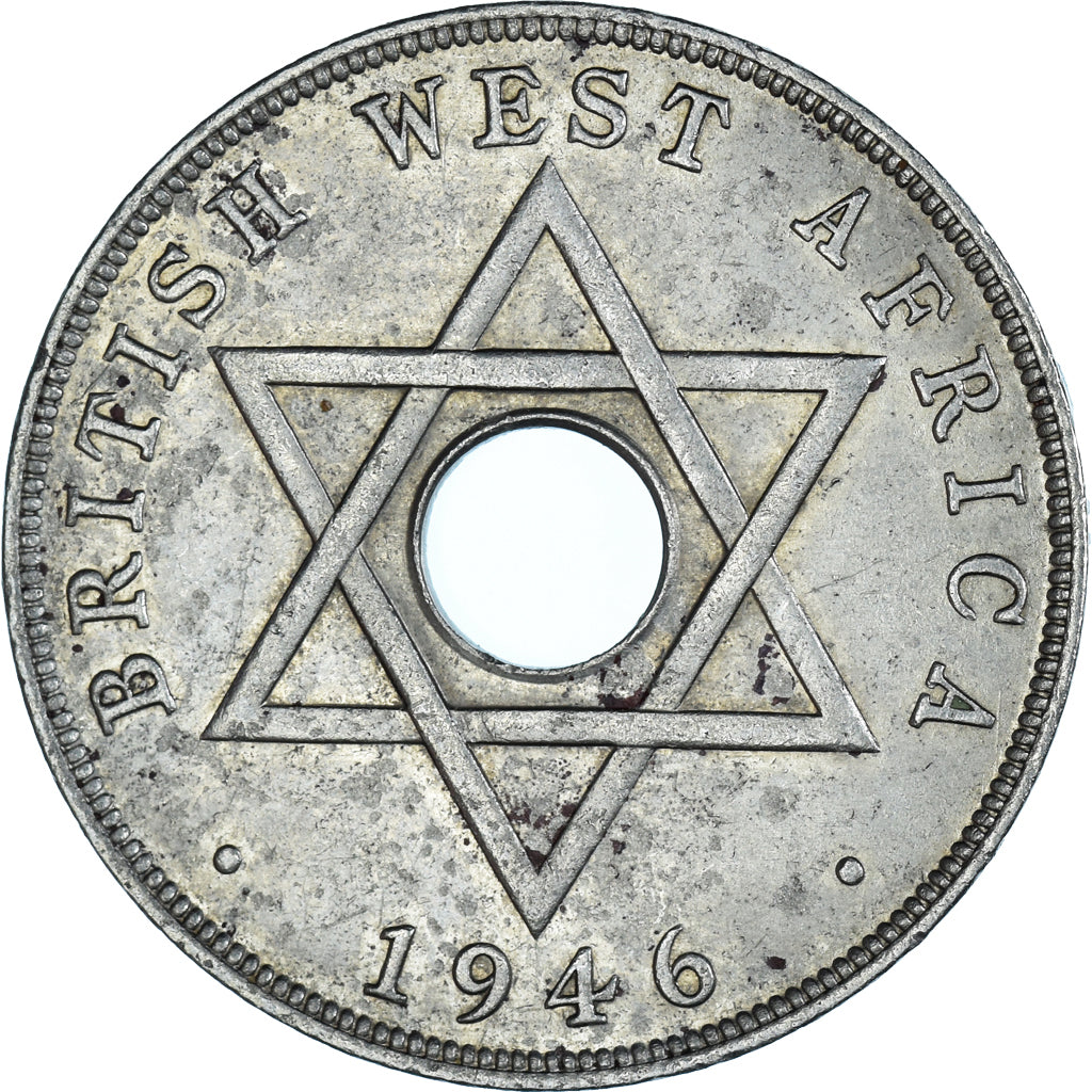 Monnaie, Afrique Occidentale britannique, Penny, 1946, TB+, Cupro-nickel, KM:19