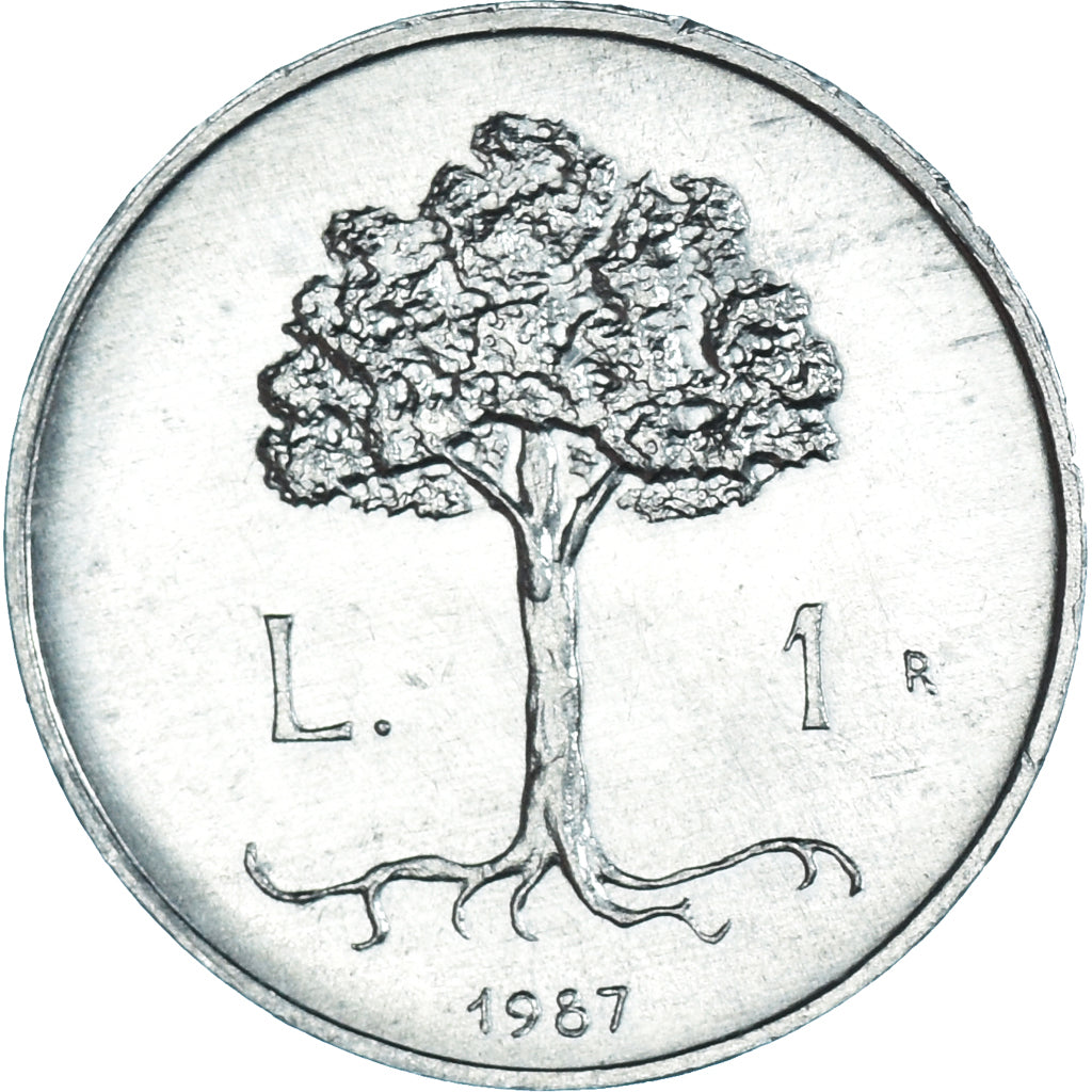 Moneta, San Marino, Lira, 1987, SPL-, Alluminio, KM:201