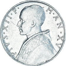 Coin, VATICAN CITY, Pius XII, 10 Lire, 1953, AU(50-53), Aluminum, KM:52.1