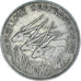 Coin, Central African Republic, 100 Francs, 1975, type 2, EF(40-45), Nickel