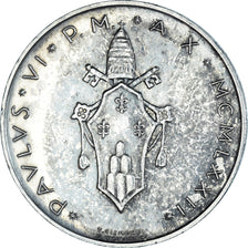 Coin, VATICAN CITY, Paul VI, 500 Lire, 1972, AU(50-53), Silver, KM:123