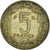 Moneta, Kamerun, 5 Francs, 1967, EF(40-45), Aluminum-Nikiel-Brąz, KM:km 1a