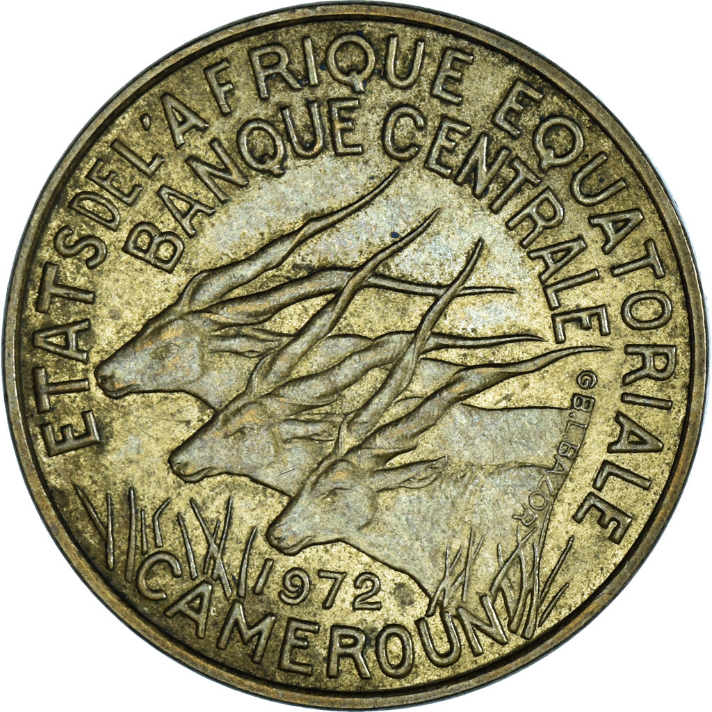 Coin, EQUATORIAL AFRICAN STATES, 10 Francs, 1972, Paris, EF(40-45)