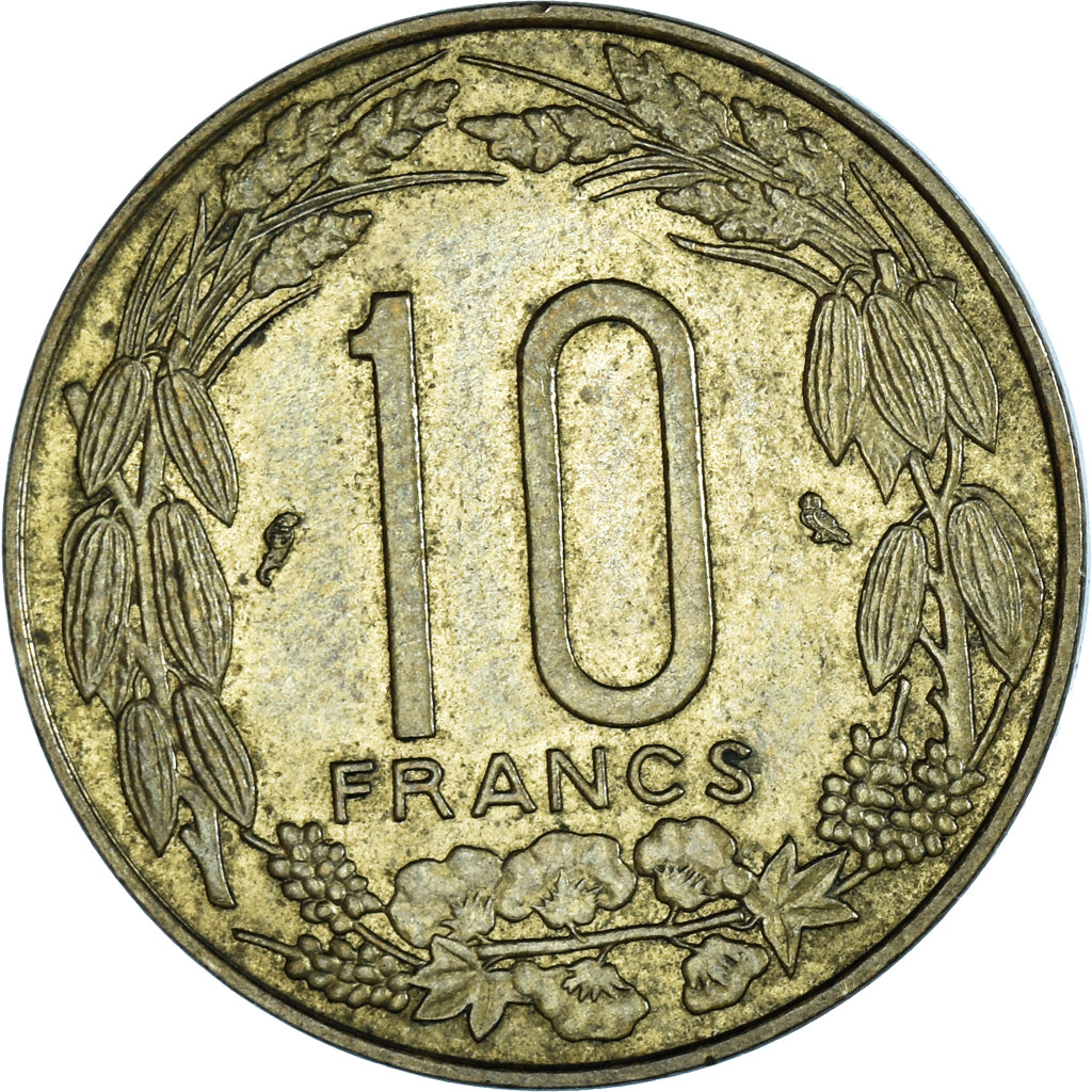 Coin, EQUATORIAL AFRICAN STATES, 10 Francs, 1972, Paris, EF(40-45)