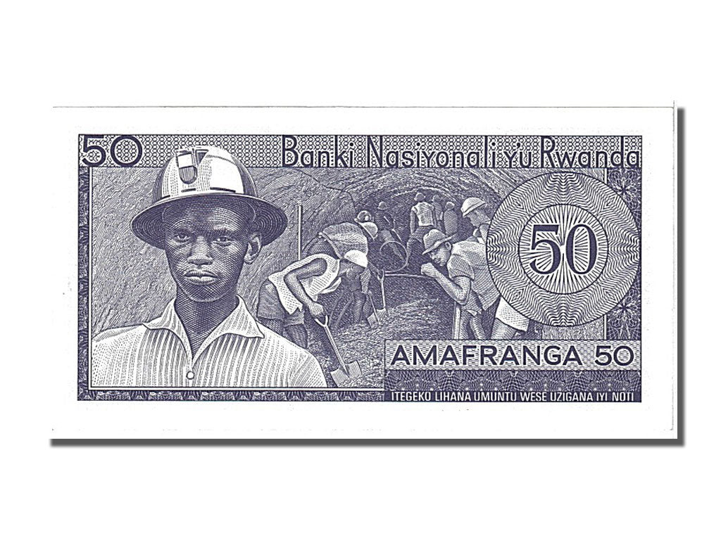 Rwanda, 50 Francs, 1976, KM #7c, 1976-01-01, UNC(65-70), W589871