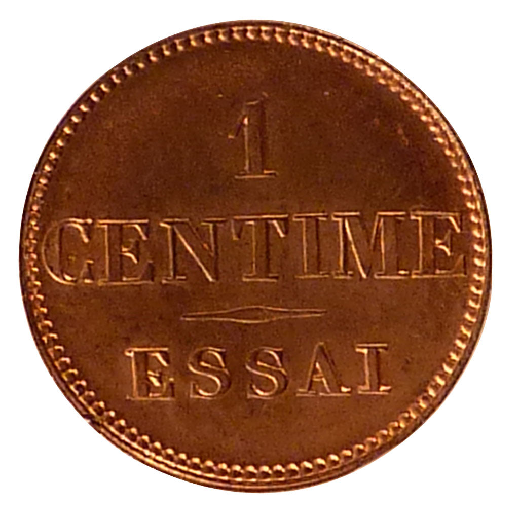 Louis Philippe I, Essai de 1 centime