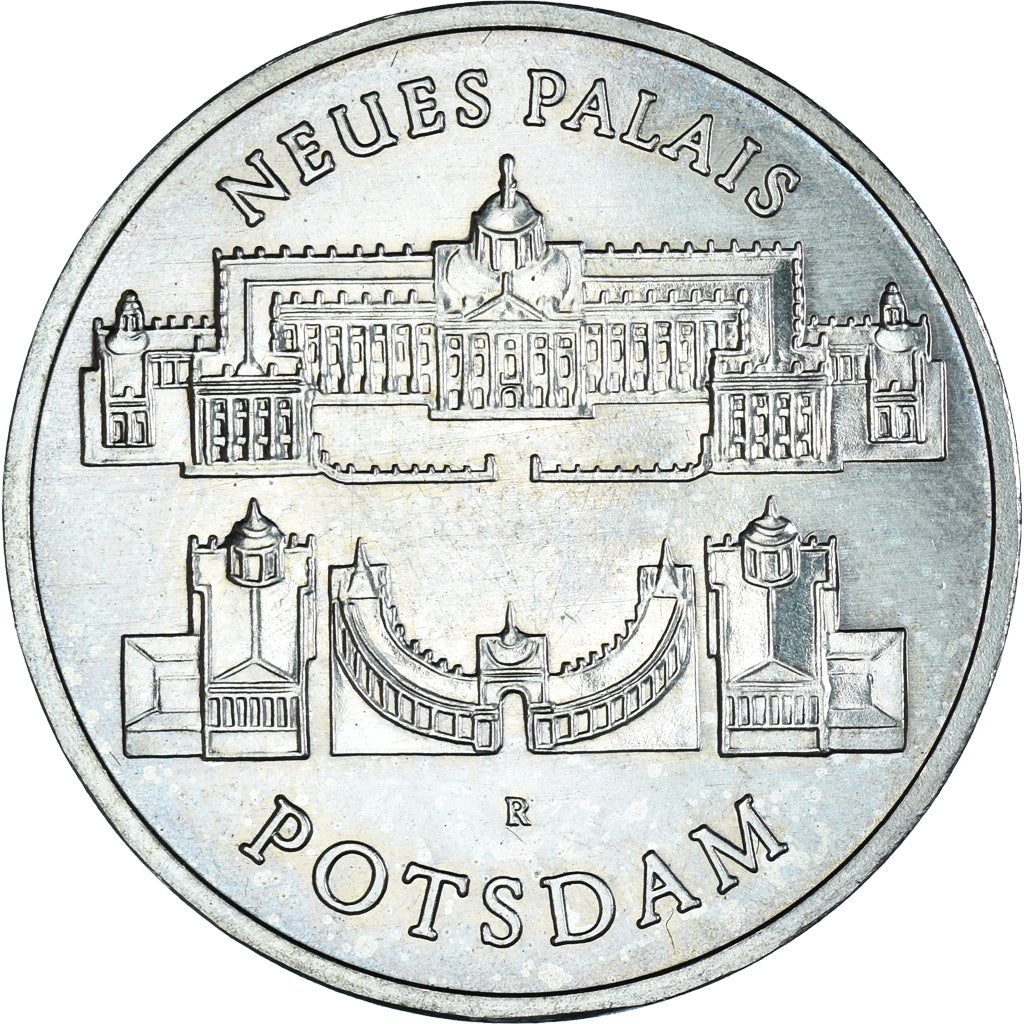 Coin, GERMAN-DEMOCRATIC REPUBLIC, Potsdam - New Palace, 5 Mark, 1986, Berlin