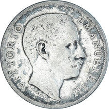 Coin, Italy, Vittorio Emanuele III, Lira, 1901, Rome, VF(20-25), Silver, KM:32