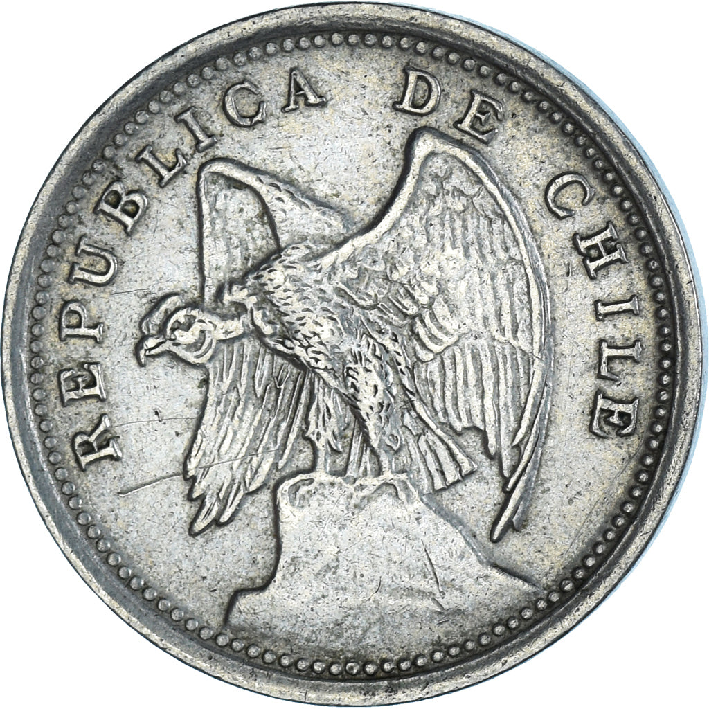 Moneda, Chile, 10 Centavos, 1937, EBC, Cobre - níquel, KM:166