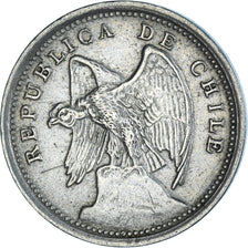 Moneda, Chile, 10 Centavos, 1937, EBC, Cobre - níquel, KM:166
