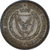 Moneta, Cipro, 5 Mils, 1980, BB, Bronzo, KM:39