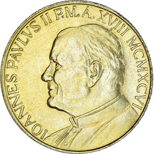 Coin, VATICAN CITY, John Paul II, 200 Lire, 1996, Roma, MS(63), Aluminum-Bronze