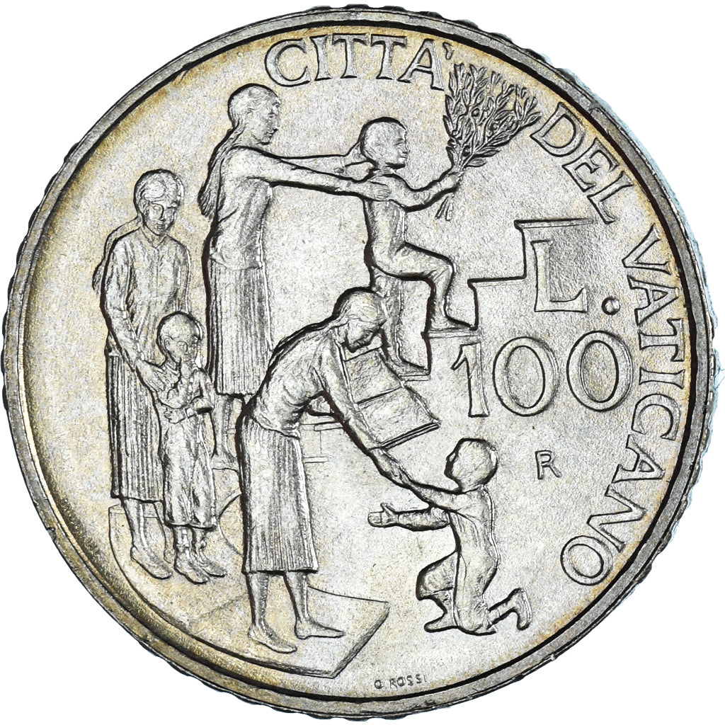 Monnaie, Cité du Vatican, John Paul II, 100 Lire, 1996, Roma, SPL