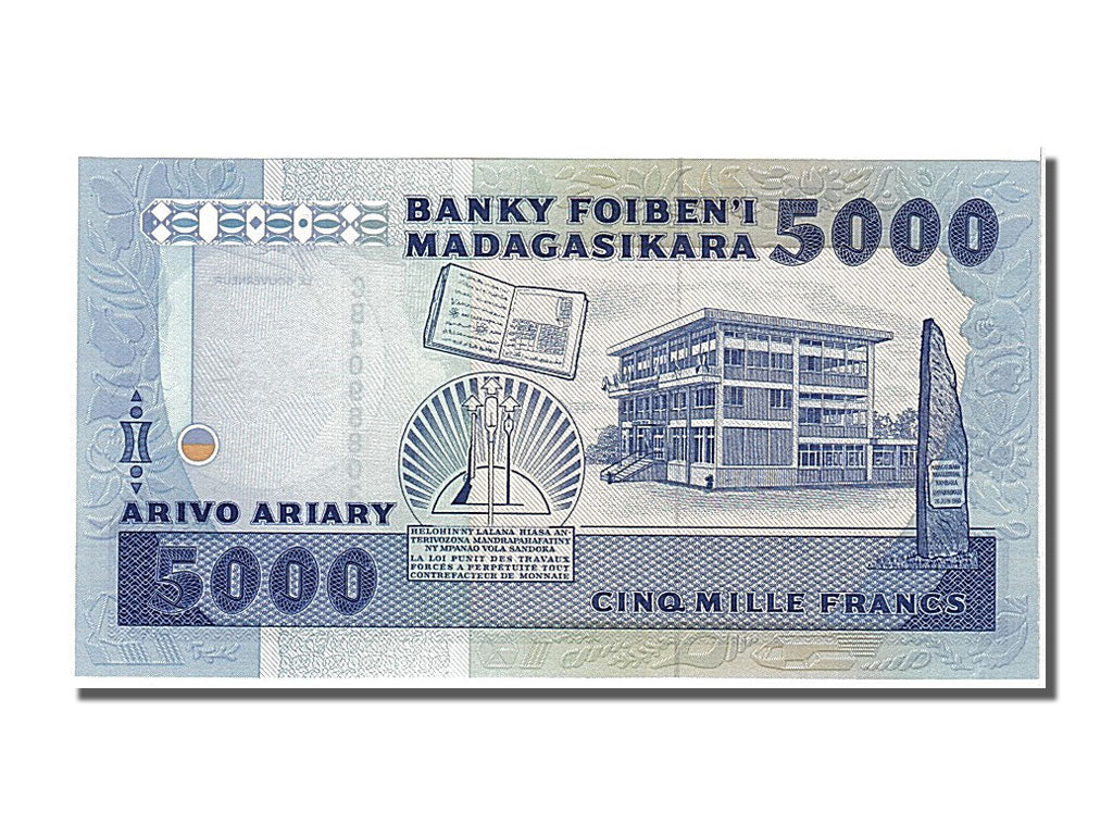 Madagascar, 5000 Francs, 1988, UNC(65-70), CB4098803