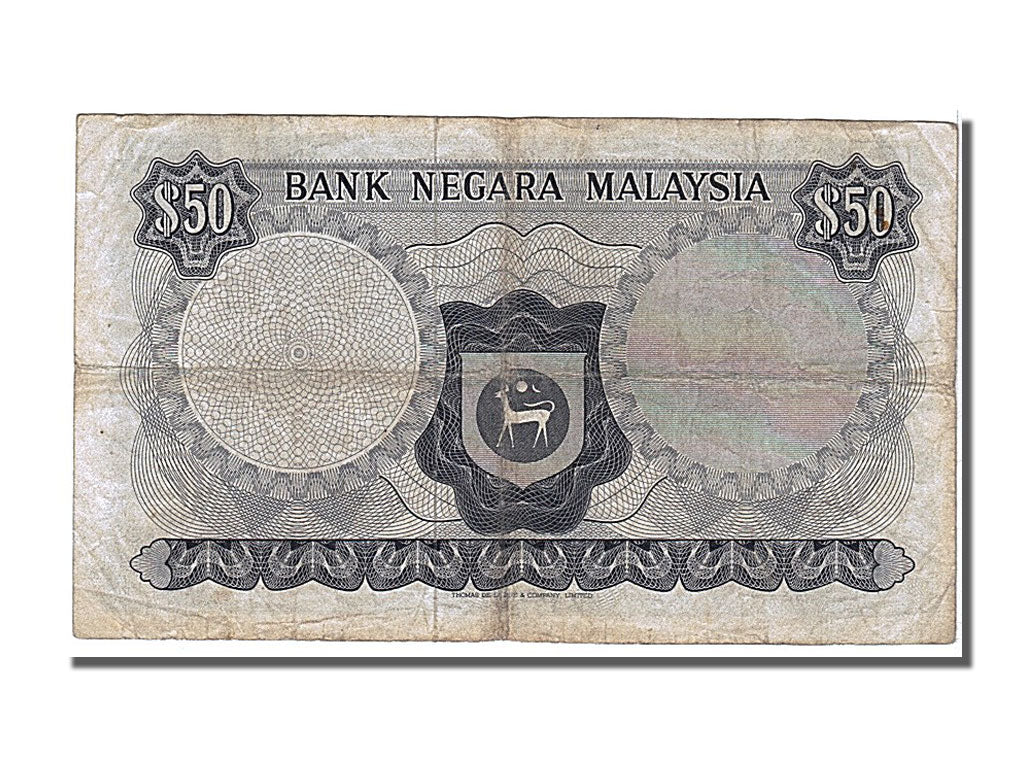 Malaya and British Borneo, 50 Ringgit, 1967, EF(40-45), 599977