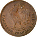 Coin, Cameroon, Franc, 1943, Pretoria, EF(40-45), Bronze, KM:5, Lecompte:14