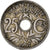 Moneta, Francja, Lindauer, 25 Centimes, 1917, VF(30-35), Miedź-Nikiel, KM:867a
