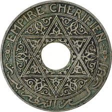 Coin, Morocco, Yusuf, 25 Centimes, undated (1921), bi-Bariz, Paris, VF(30-35)