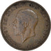 Moneta, Gran Bretagna, George V, 1/2 Penny, 1935, MB, Bronzo, KM:837