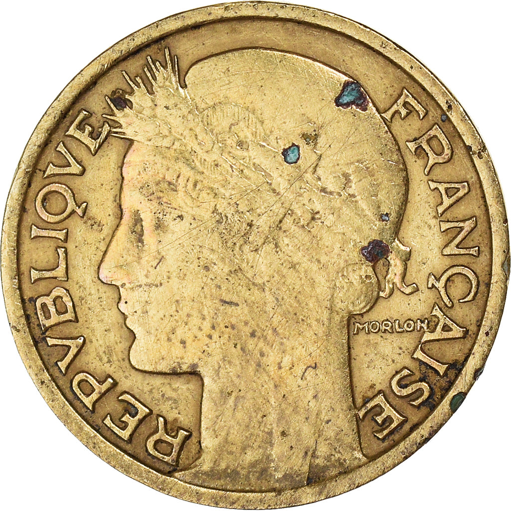 Monnaie, France, Morlon, 50 Centimes, 1933, Paris, TB, Bronze-Aluminium