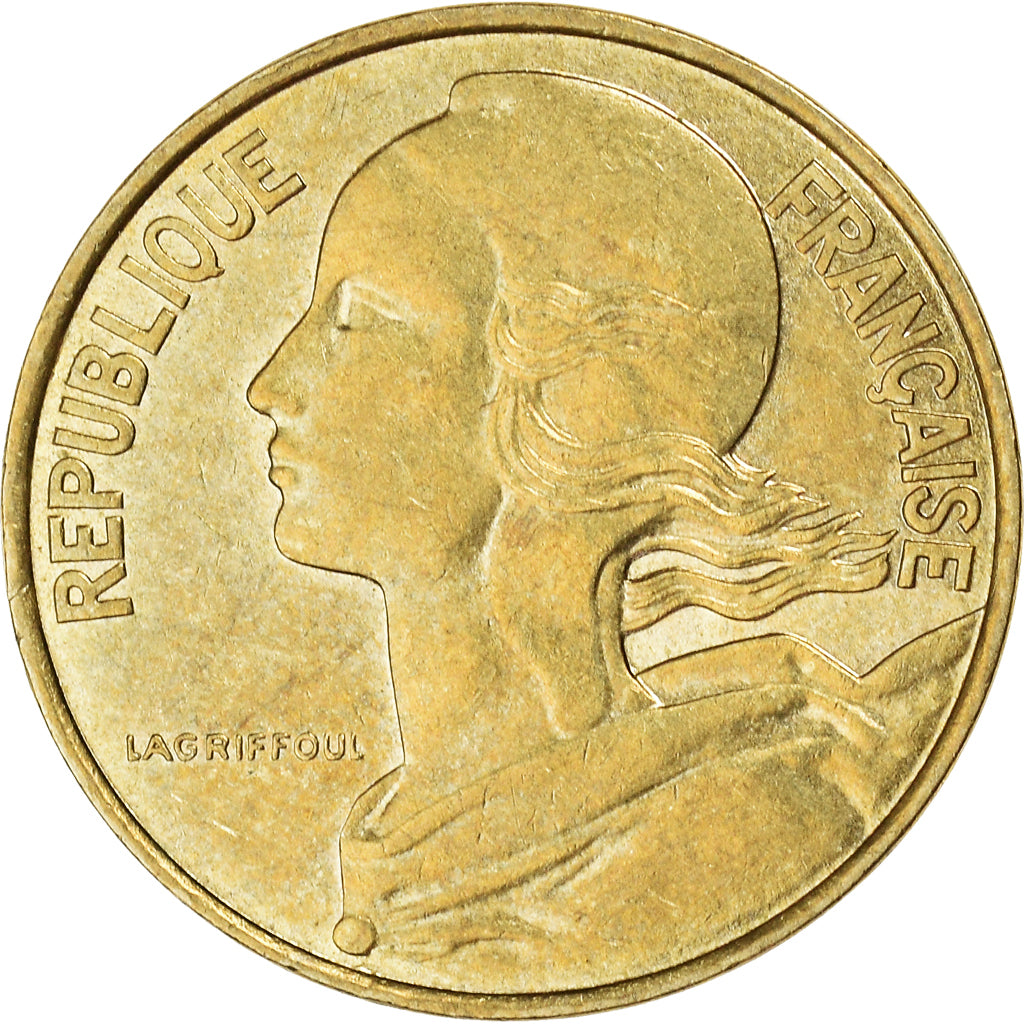 Munten, Frankrijk, Marianne, 10 Centimes, 1994, Paris, ZF, Aluminum-Bronze