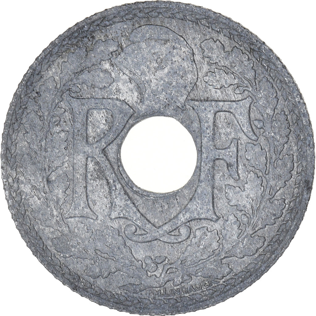 Munten, Frankrijk, 10 Centimes, 1941, Paris, ZF, Zinc, KM:895, Gadoury:288