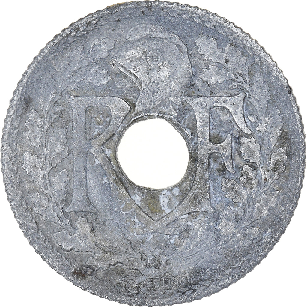 Munten, Frankrijk, 10 Centimes, 1941, Paris, FR, Zinc, KM:895, Gadoury:288