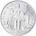 Coin, French Polynesia, 5 Francs, 1992, MS(63), Aluminum, KM:12