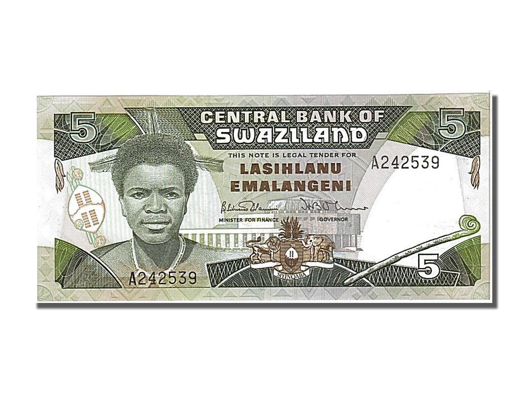 Swaziland, 5 Emalangeni, 1986, UNC(65-70), A242539