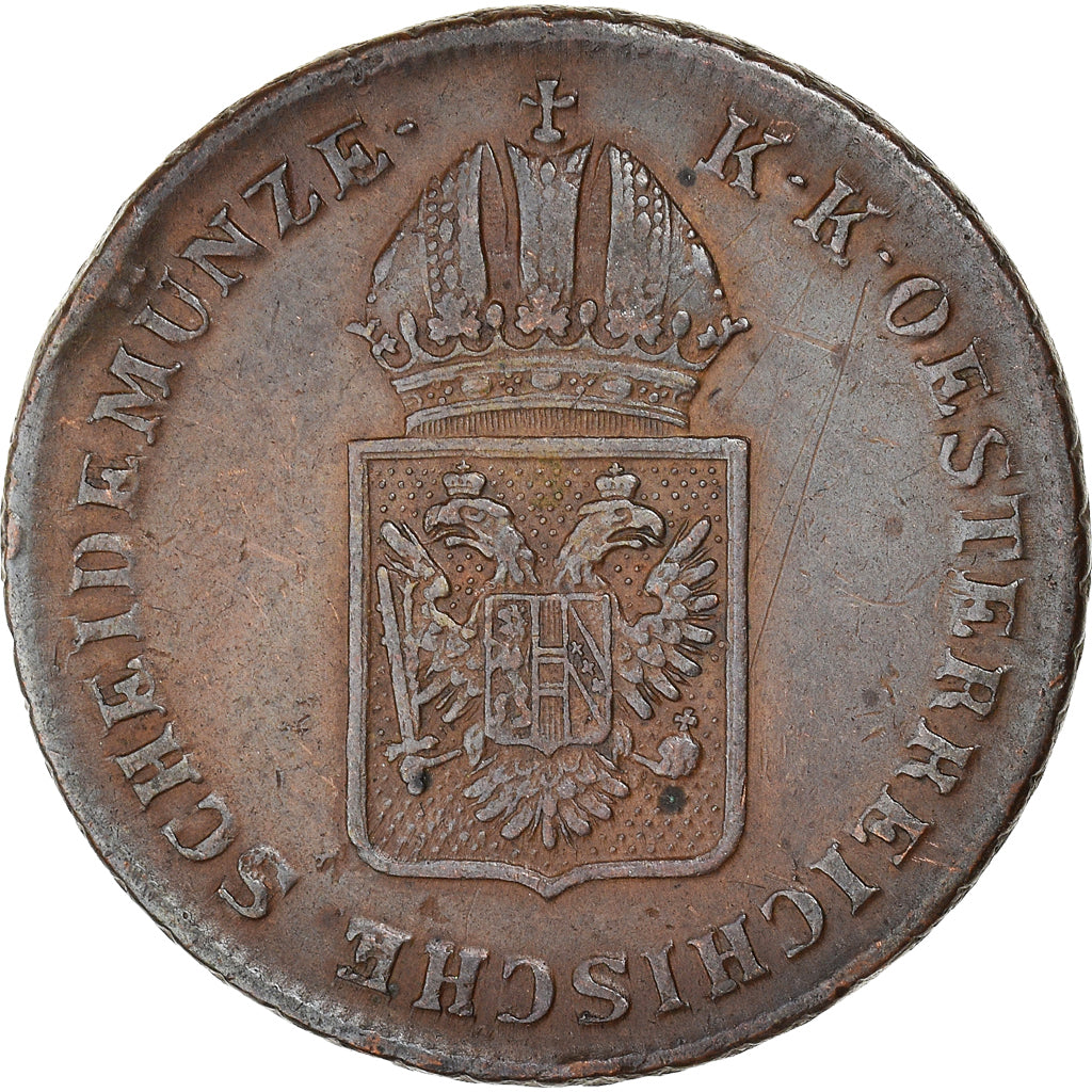 Coin, Austria, Franz II (I), Kreuzer, 1816, EF(40-45), Copper, KM:2113