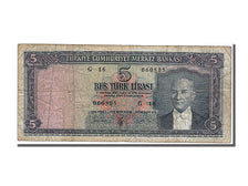 Turkey, 5 Lira, 1961, EF(40-45), 060585