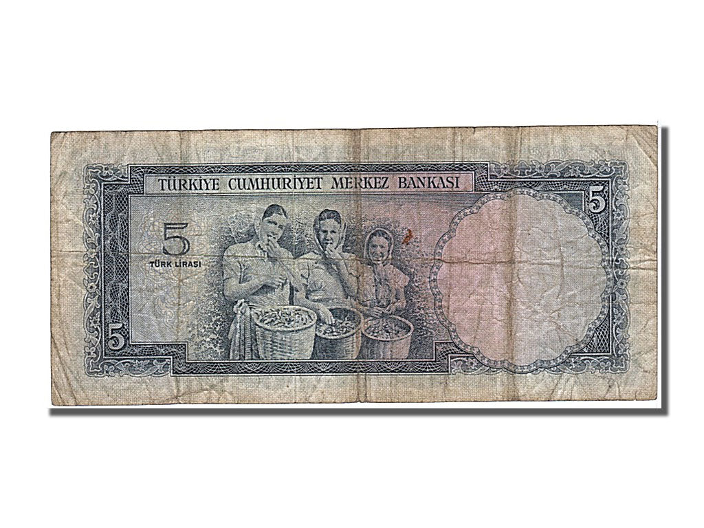 Turkey, 5 Lira, 1961, EF(40-45), 060585
