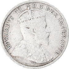 Coin, Canada, Edward VII, 5 Cents, 1908, Royal Canadian Mint, Ottawa, VF(20-25)